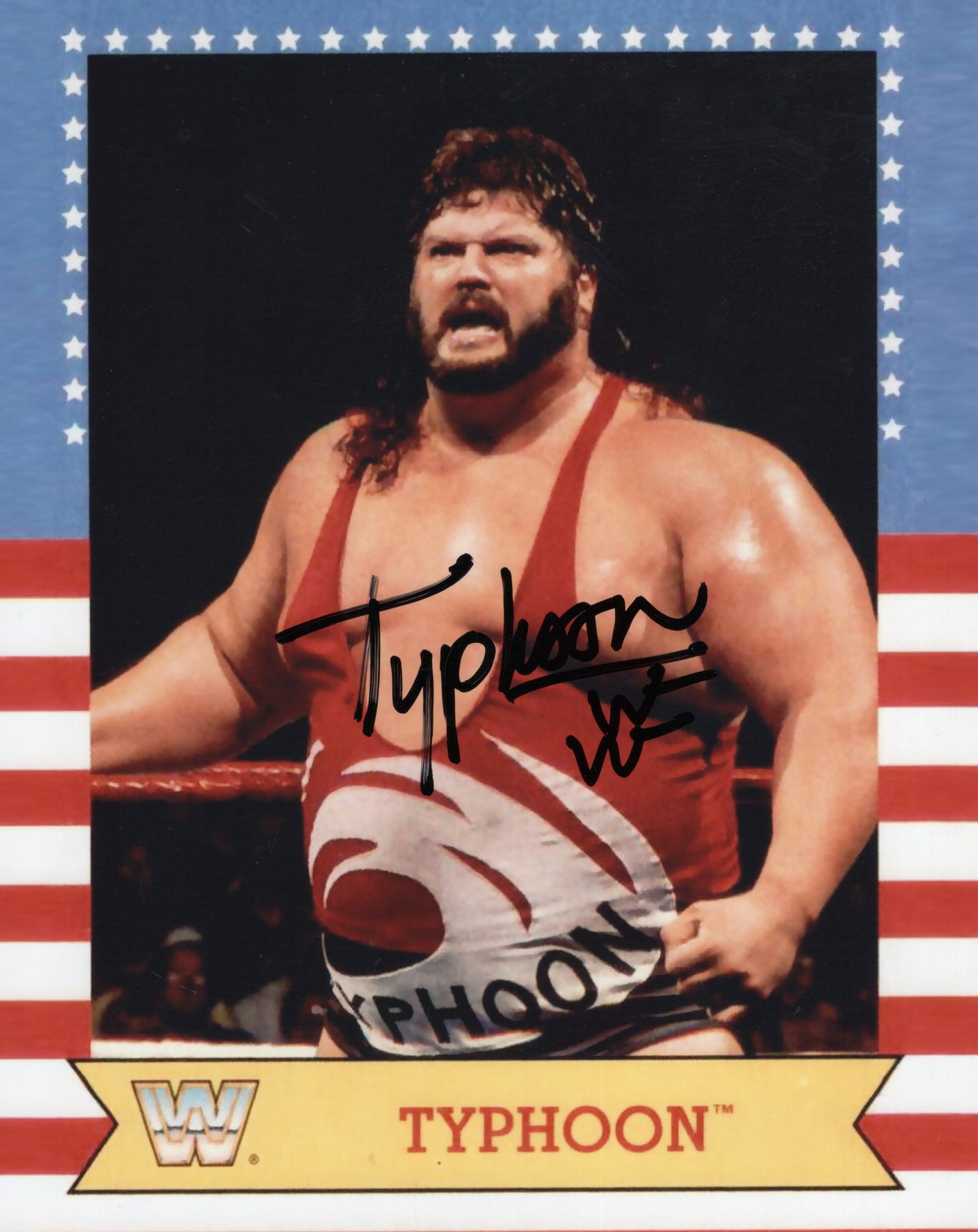 Typhoon Tugboat 8x10 WWE WWF Impact photo signed auto autographed ...