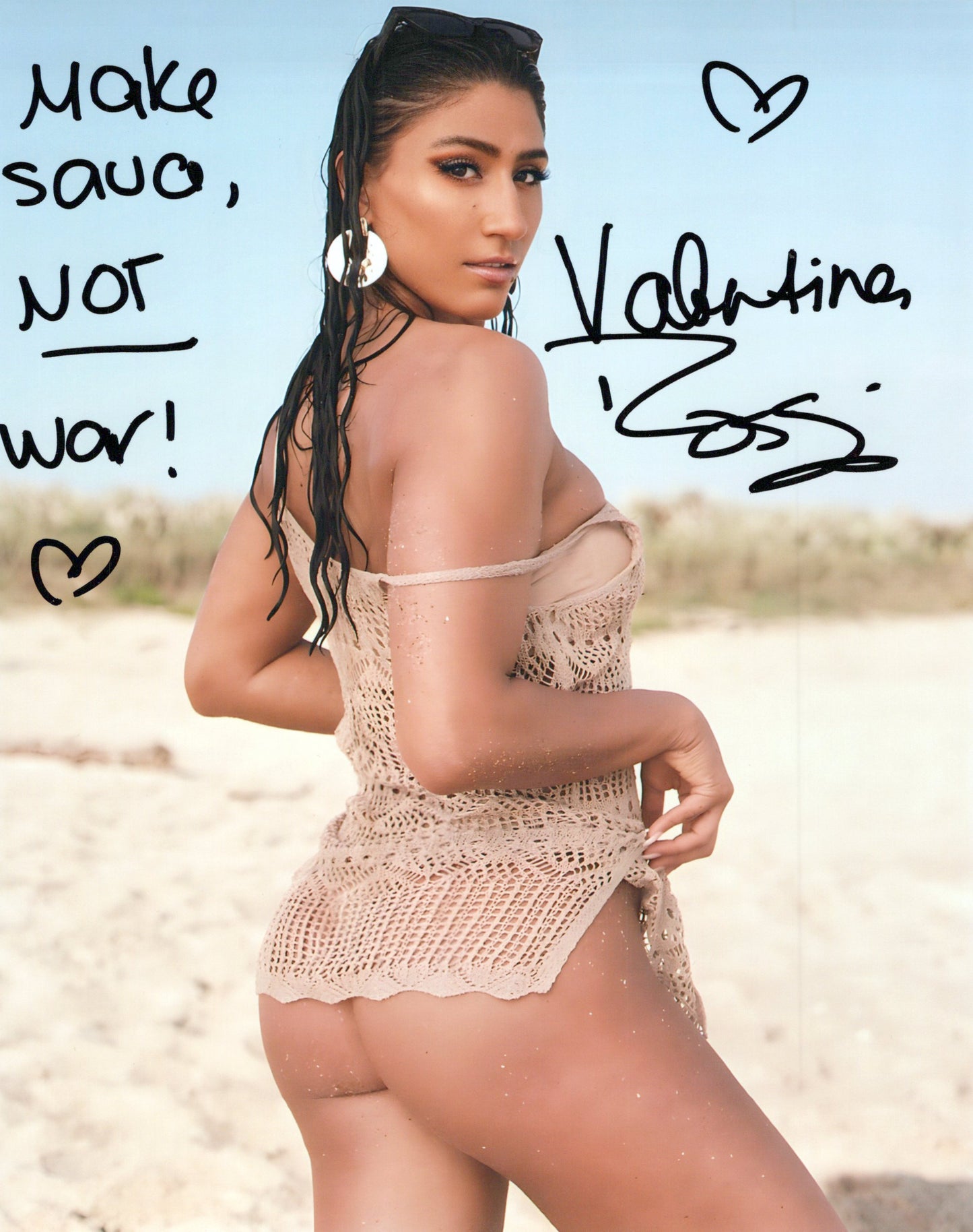 Valentina Rossi Inscribed Gianna Capri WWE NXT LFG 8x10 photo signed auto autograph