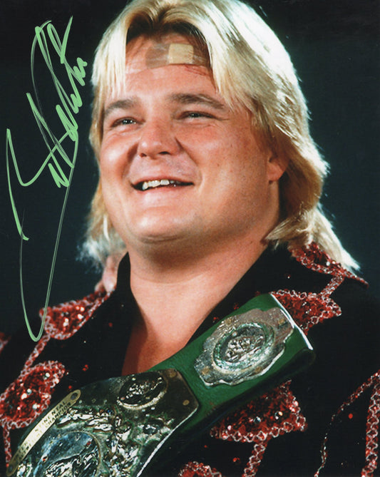 Greg the hammer Valentine (8x10) WWF WCW NWA signed photo auto autographed