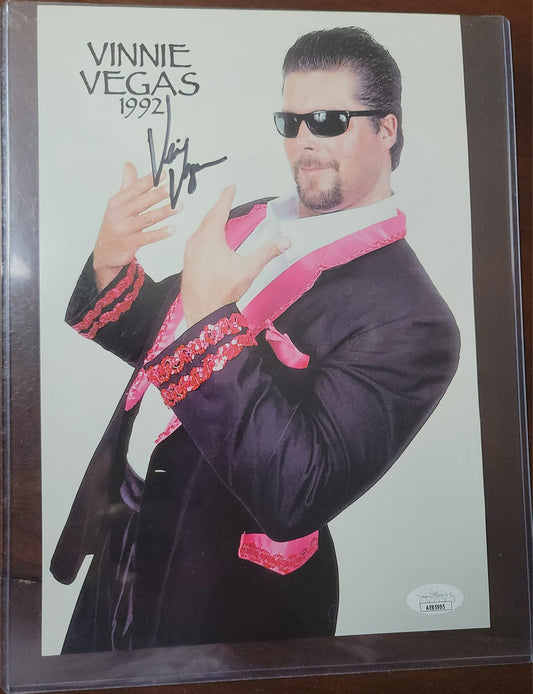 Vinnie Vegas JSA COA Kevin Nash Diesel WCW  (magazine page) signed auto autographed