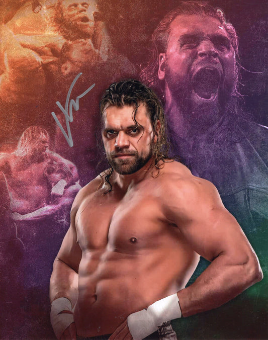 Von Wagner (8x10 photo) NXT WWE signed auto autograph