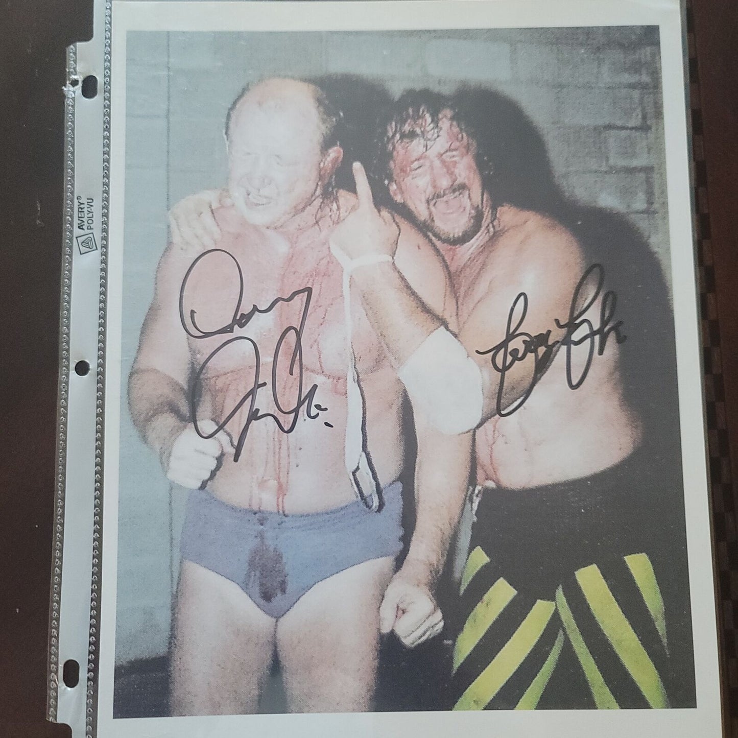 The Funk Brothers 8.5x11 NWA WCW WWF photo signed auto autographed