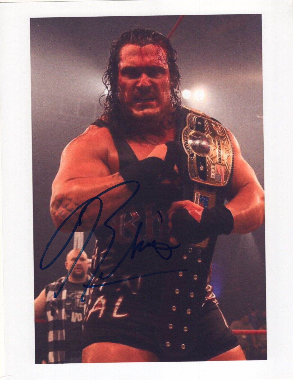 Rhyno 8.5x11 signed autographed photo ECW auto