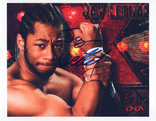 Jay Lethal signed 8.5x11 autographed photo signed auto autographed