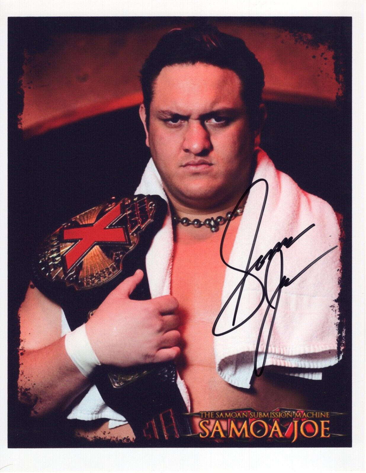 Samoa Joe signed 8.5x11 photo signed auto autographed