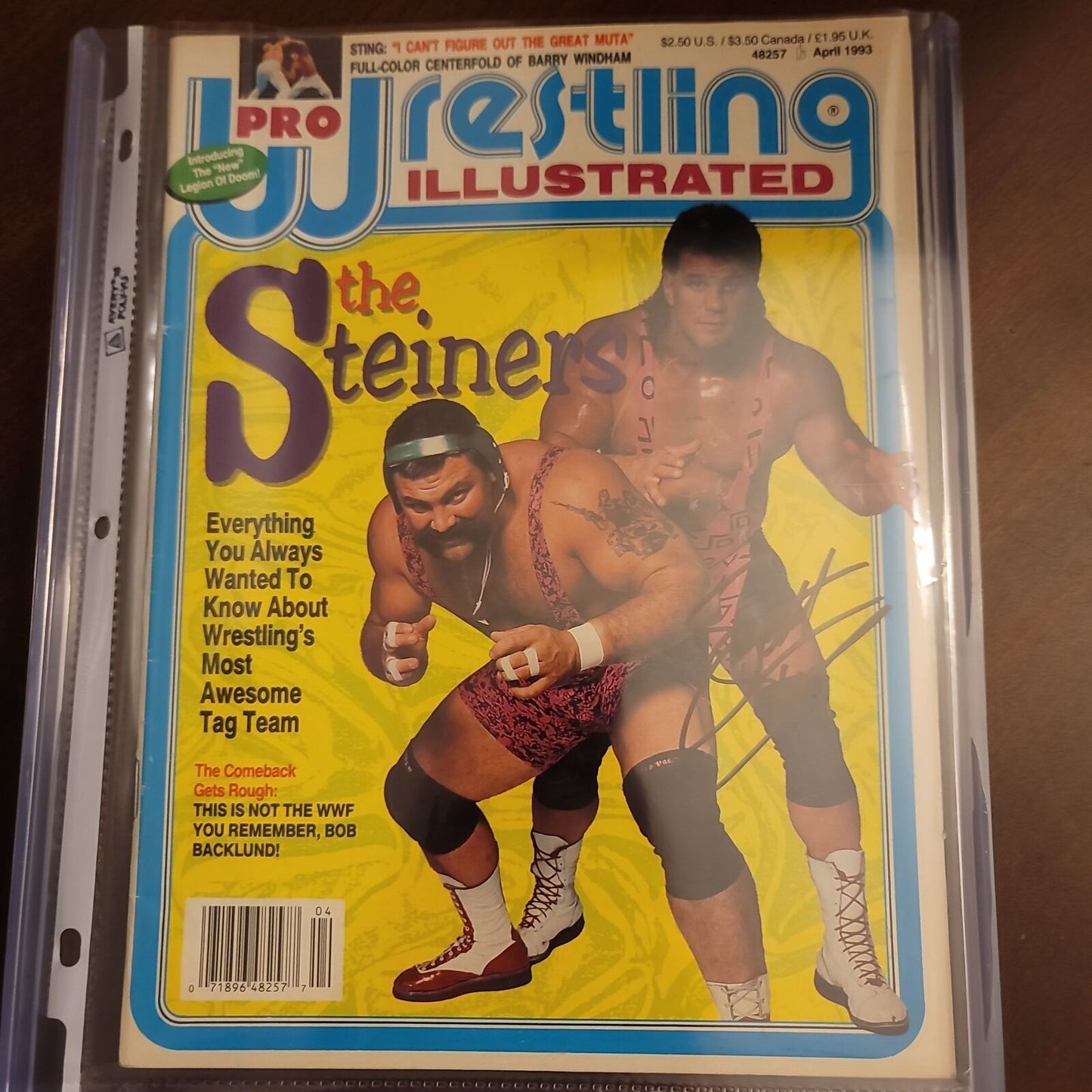 Scott Steiner (full magazine) signed cover auto autographed