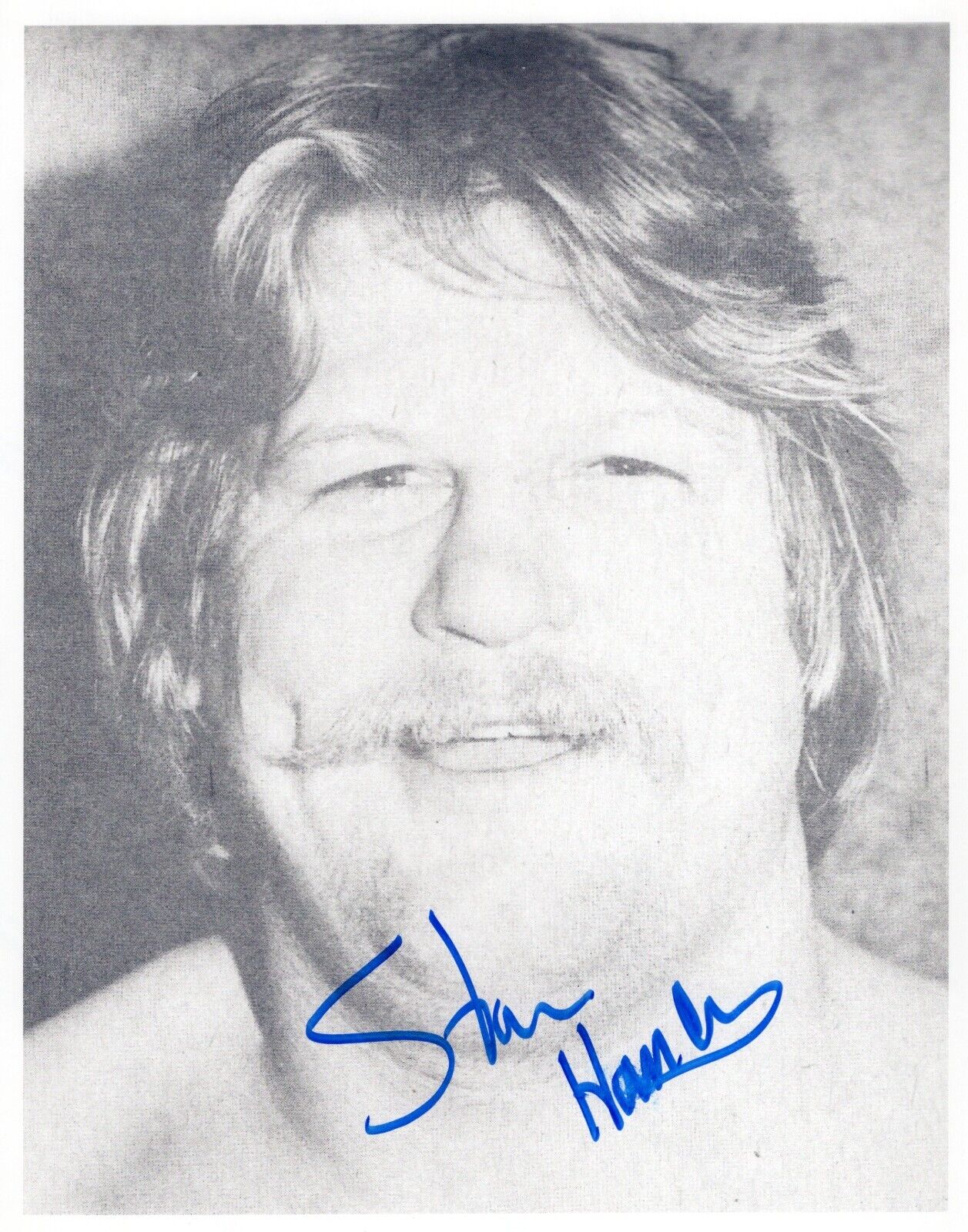 Stan Hansen 8.5x11 signed autographed photo signed auto autographed