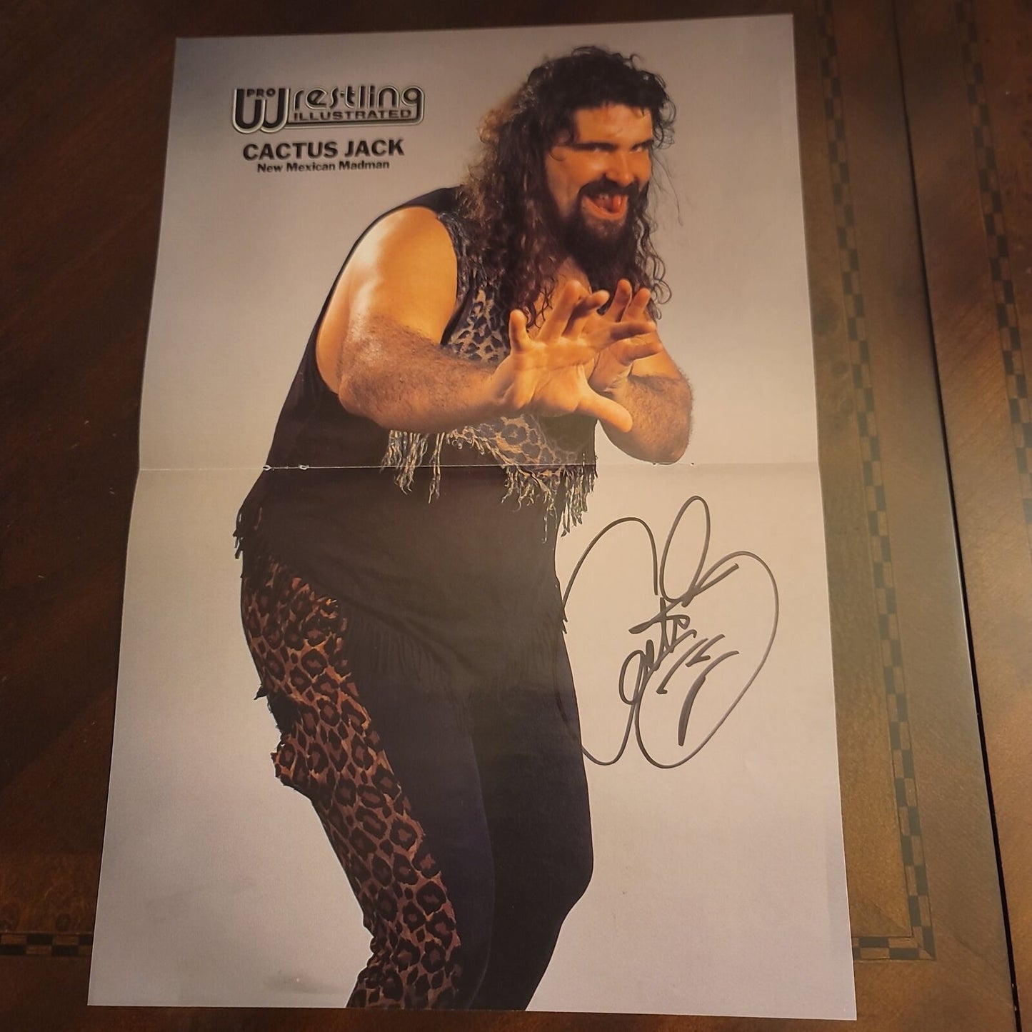 Cactus Jack (Signed magazine poster) photo signed auto autographed