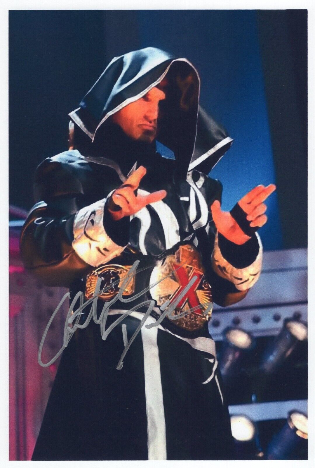 Christopher Daniels signed 8.5x11 photo signed auto autographed