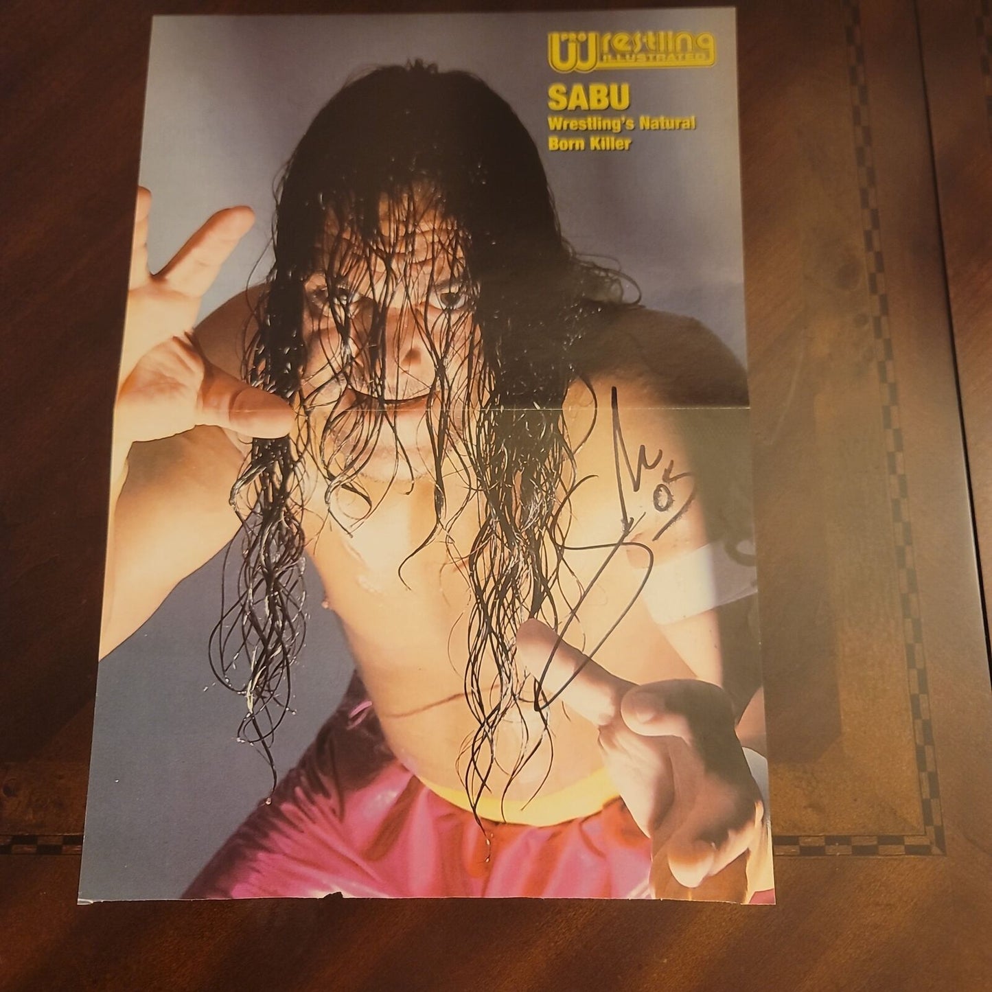 Sabu (Signed magazine poster) photo signed auto autographed