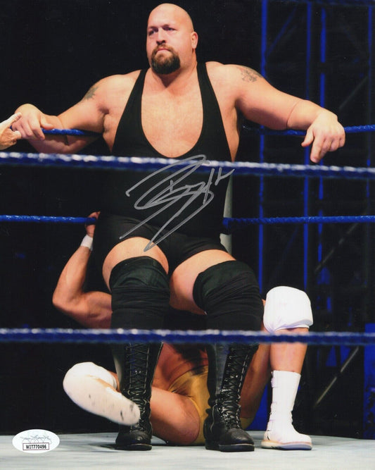 Big Show WWE AEW WWF signed autographed 8x10 JSA Cert COA