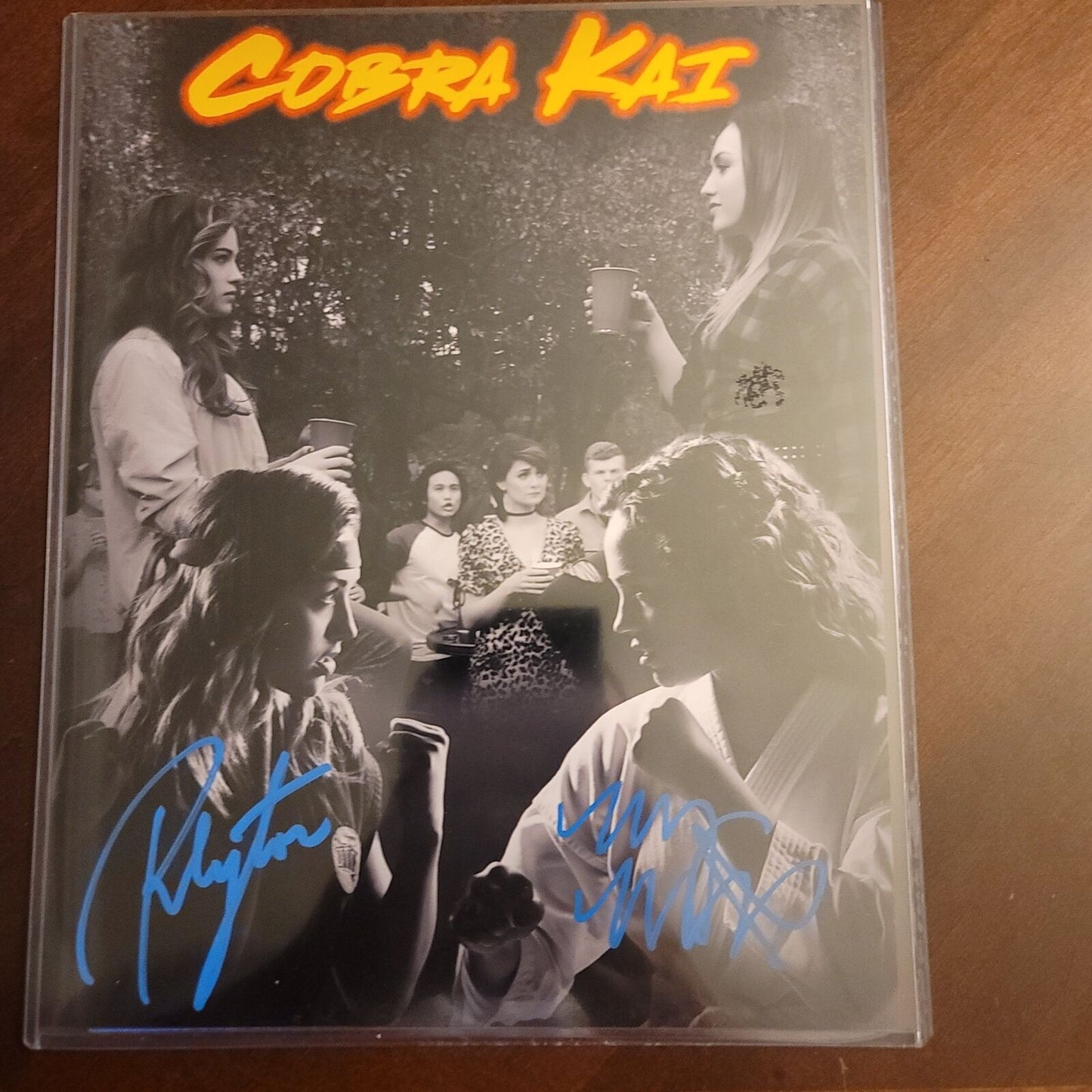 Cobra Kai PSA CERTED 8x10 metallic photo signed auto autographed