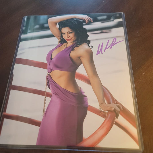 Melina metallic 8x10 photo signed auto autographed