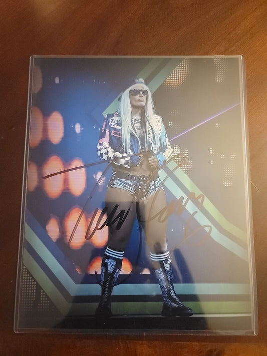 Toni Storm (8x10) Funhouse metallic signed autographed AEW WWE NXT  NXTUK photo si