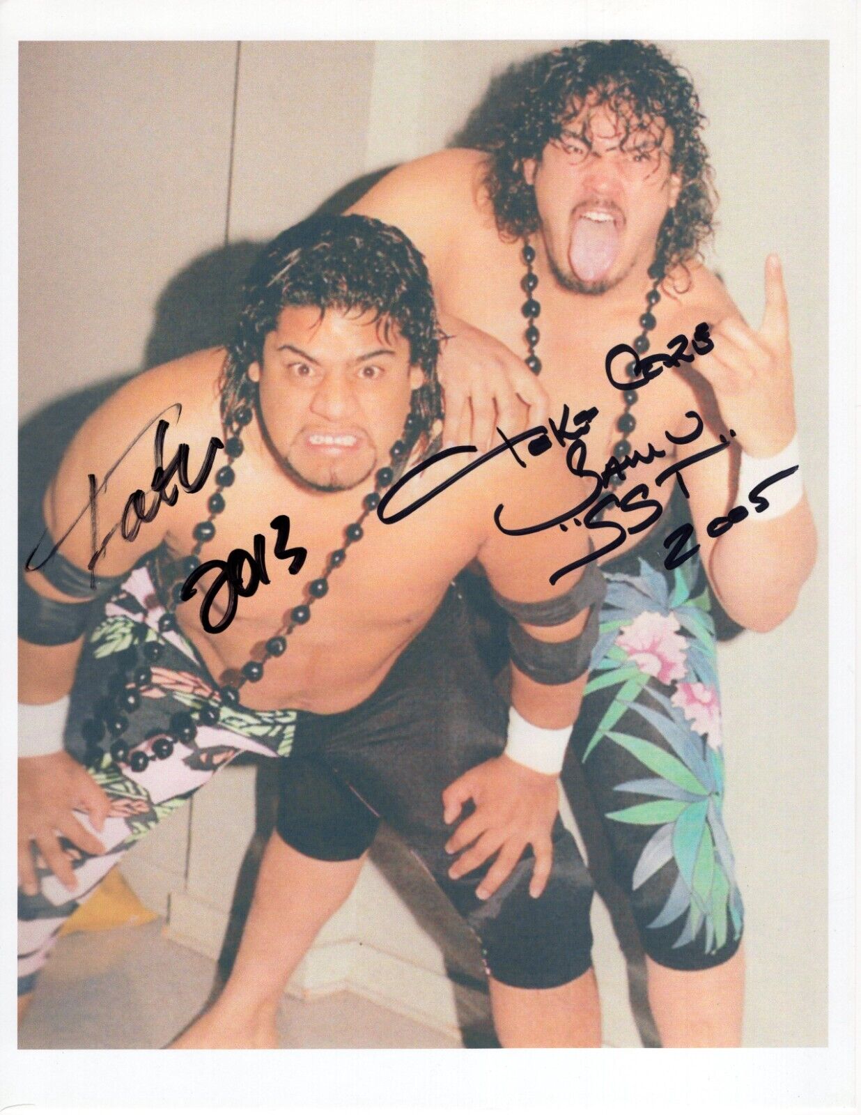 Headshrinkers fatu samu signed 8.5x11 photo signed auto autographed