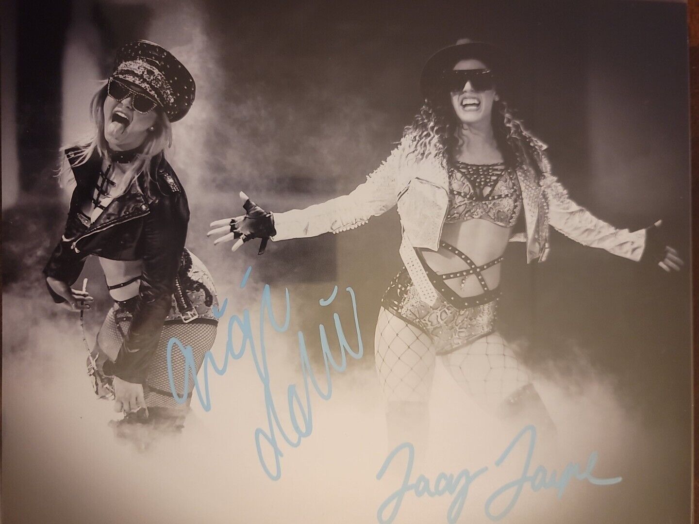 Gigi Dolin & Jacy Jayne 8x10 photo signed auto autographed