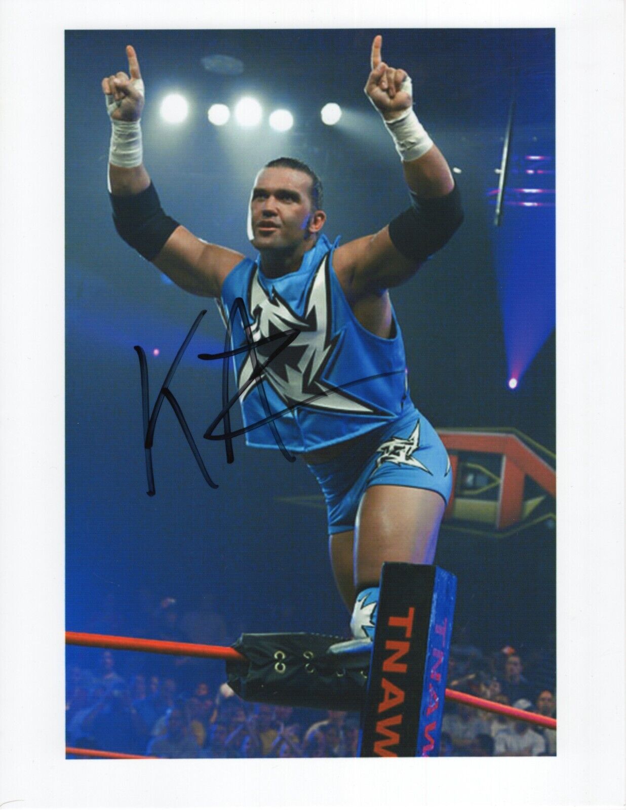 Frankie Kazarian  KAZ signed 8.5x11 photo signed auto autographed