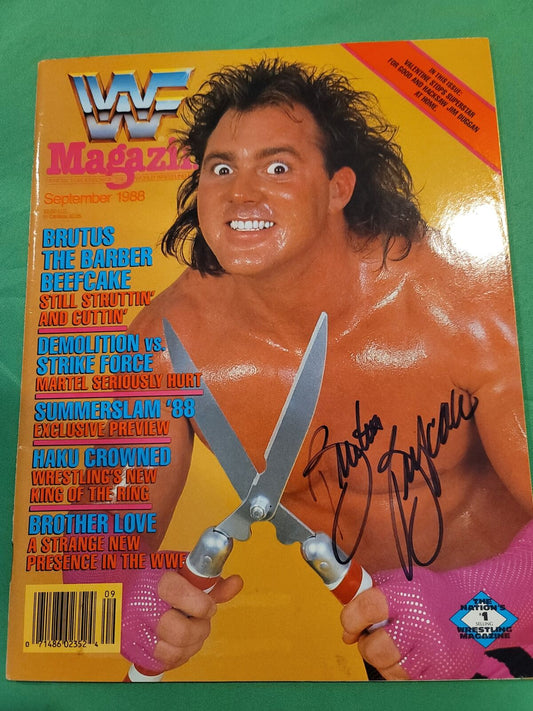 Brutus beefcake signed magazine photo signed auto autographed