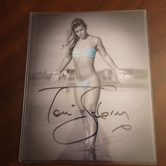 Toni Storm  8x10 metallic photo signed auto autographed AEW