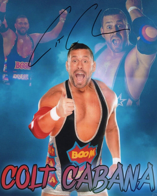 Colt Cabana ROH AEW WWF WWE signed autographed 8x10 photo auto