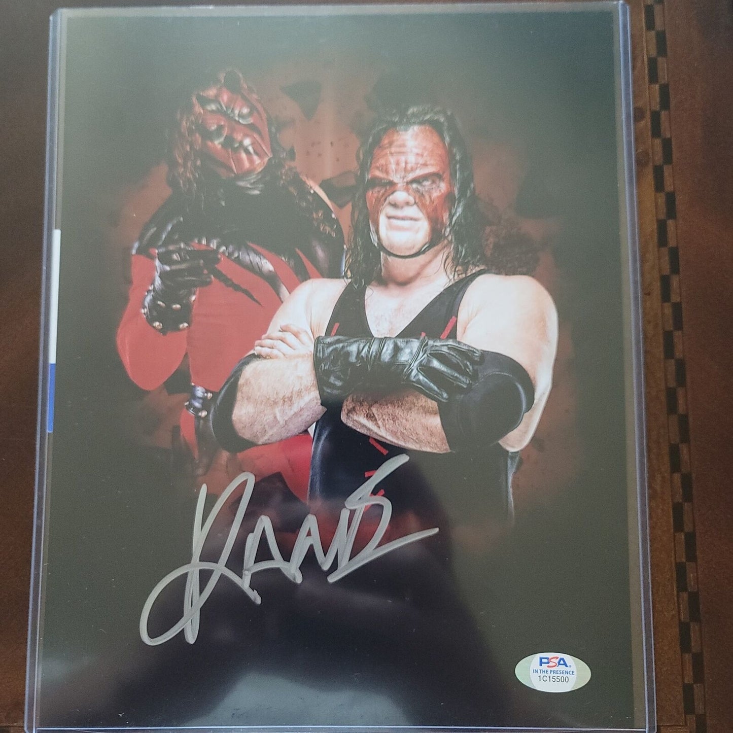 Kane psa certed 8x10 photo signed auto autographed wwe wwf