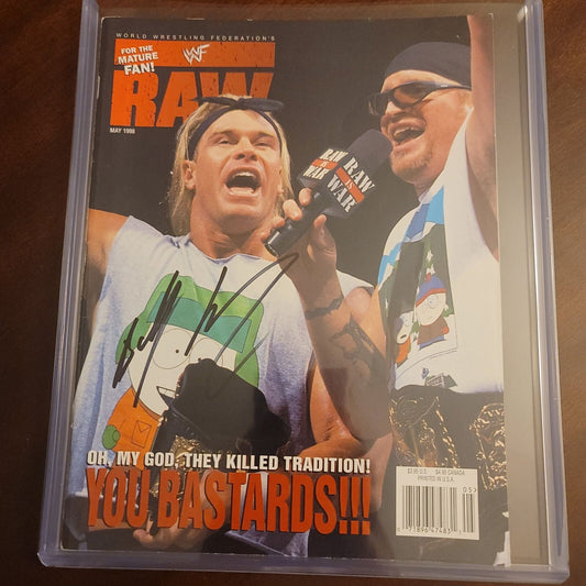 Billy Gunn full magazine photo signed auto autographed