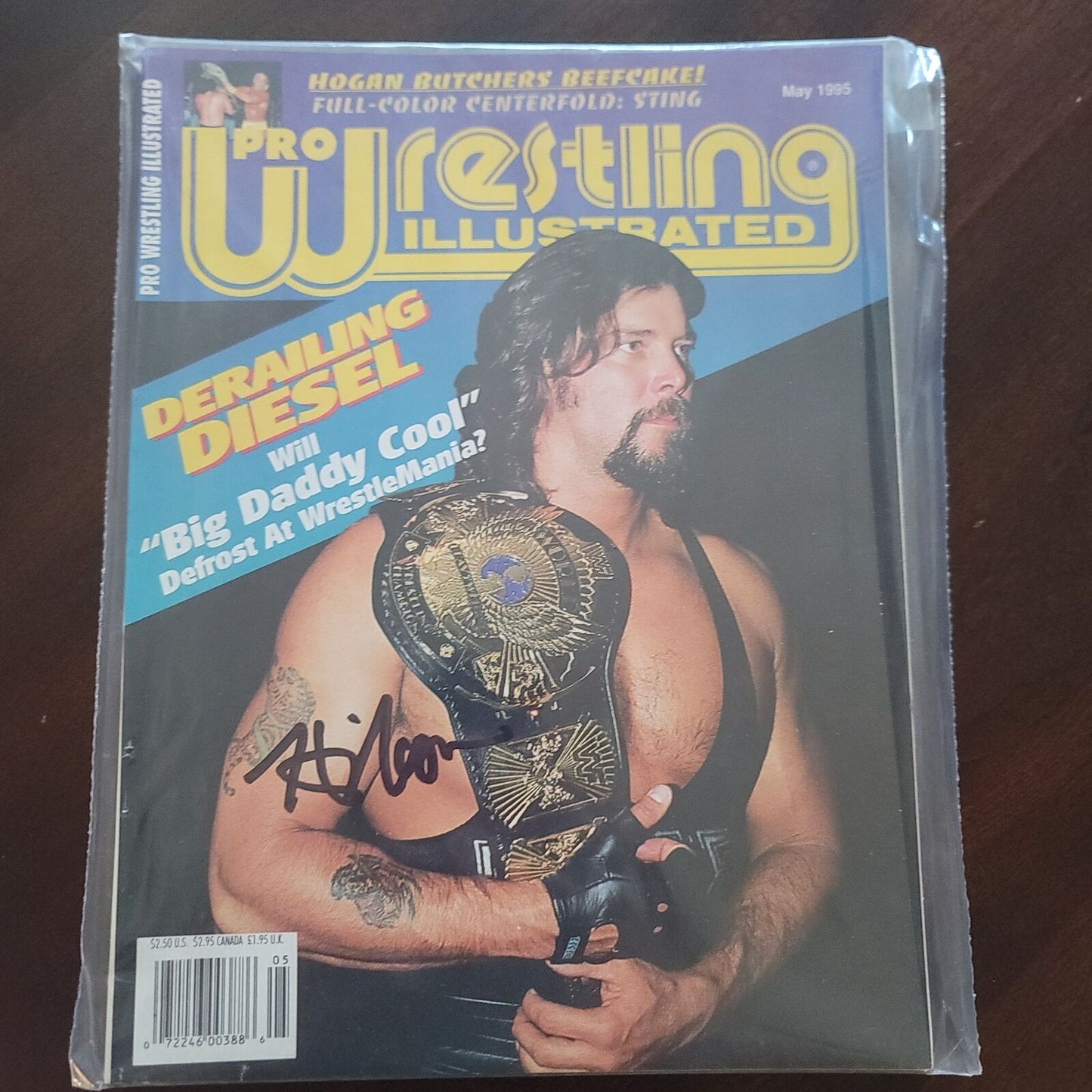 Kevin Nash full magazine photo signed auto autographed