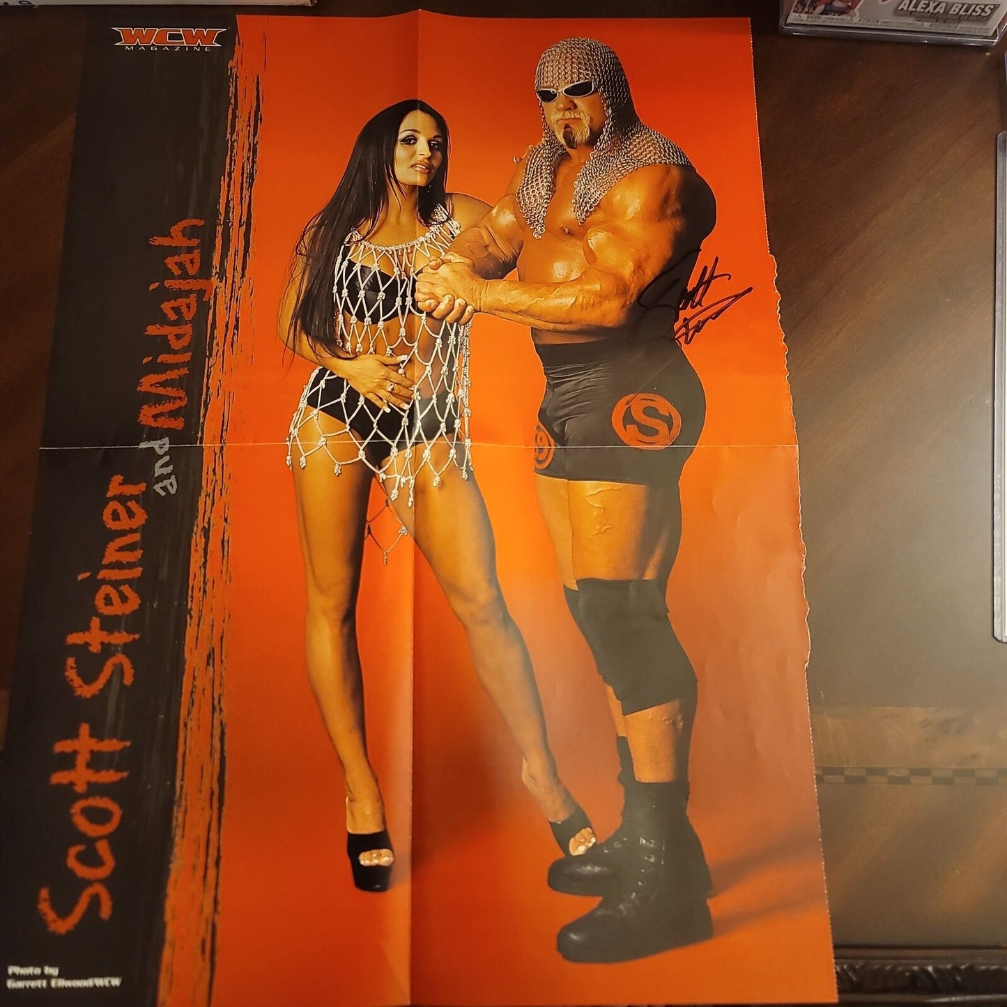 Scott Steiner (magazine poster) signed auto autographed