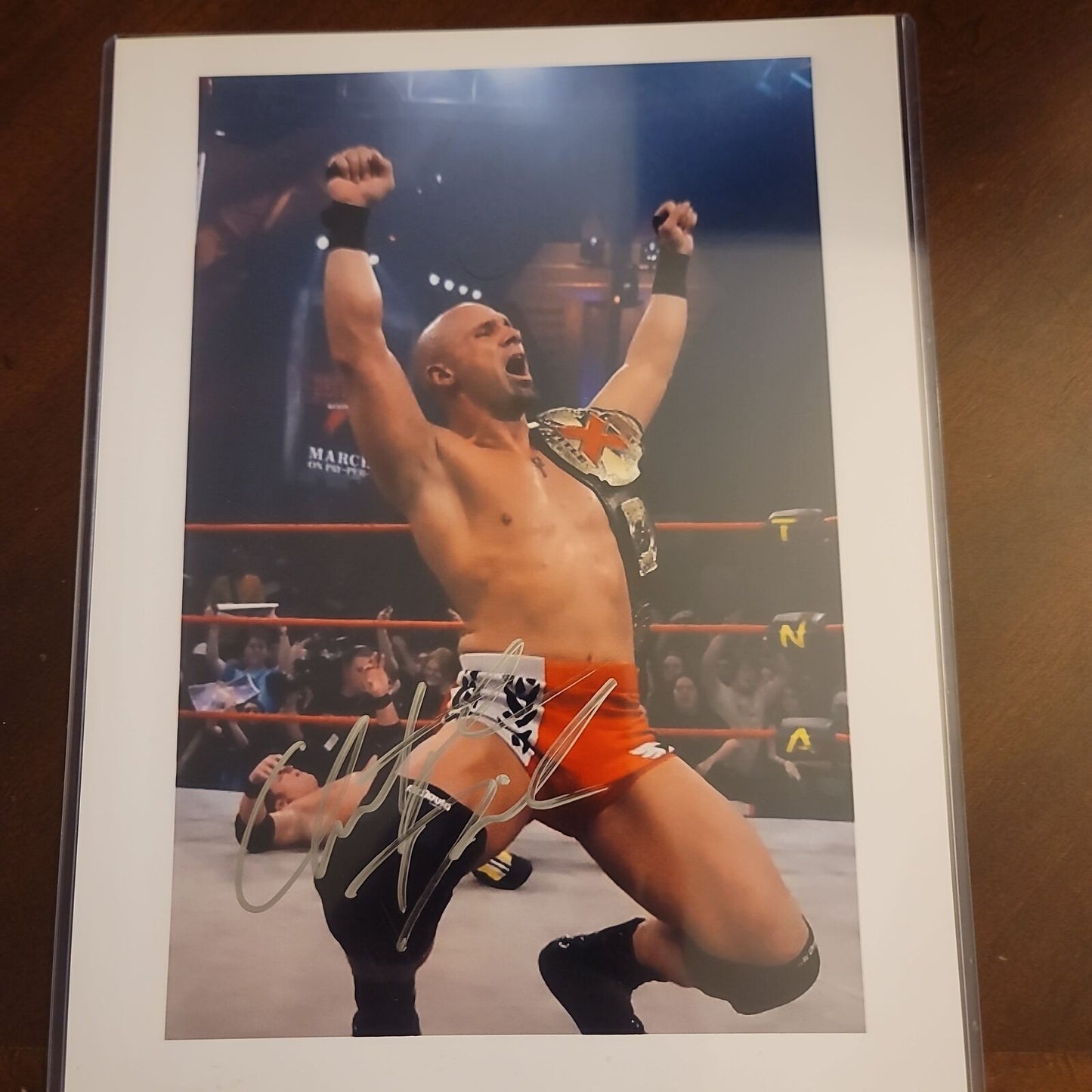 Christopher Daniels signed 8.5x11 photo signed auto autographed