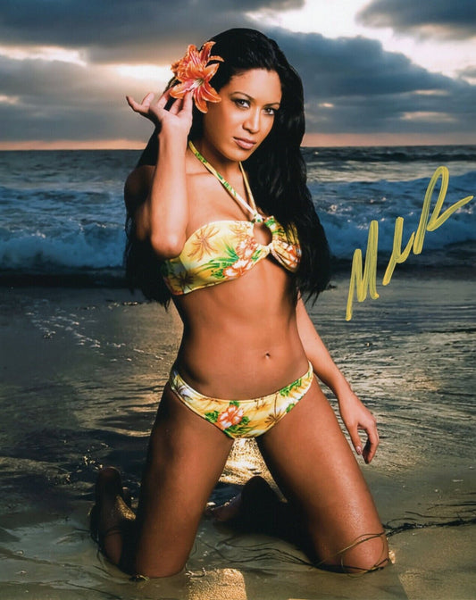 Melina (metallic 8x10) Autographed Signed Photo Funhouse SEXY photo signed auto