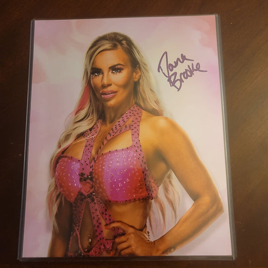 Dana Brooke 8x10 metallic NXT WWE Sexy Hot signed autographed photo photo signed