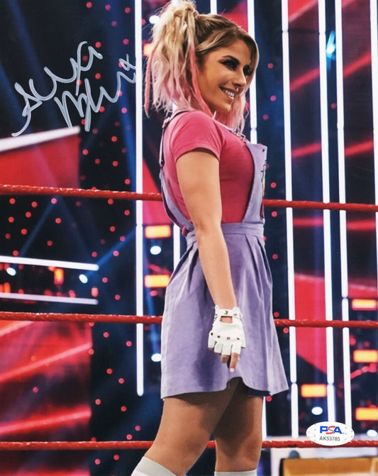 Alexa Bliss Funhouse metallic 8x10 - WWE photo signed auto autographed PSA