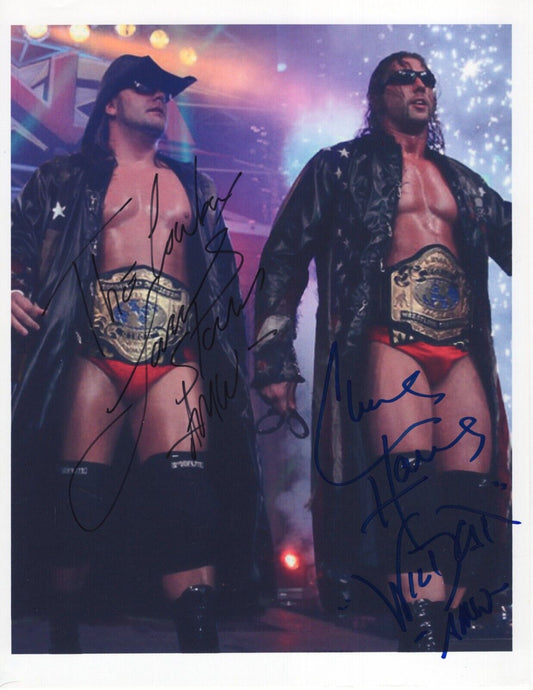 Americas Most Wanted 8.5x11 chris harris james storm signed autographed Impact p