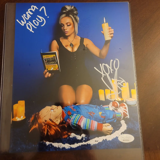 Liv Morgan metallic 8x10 jsa inscribed photo signed auto autographed WWE