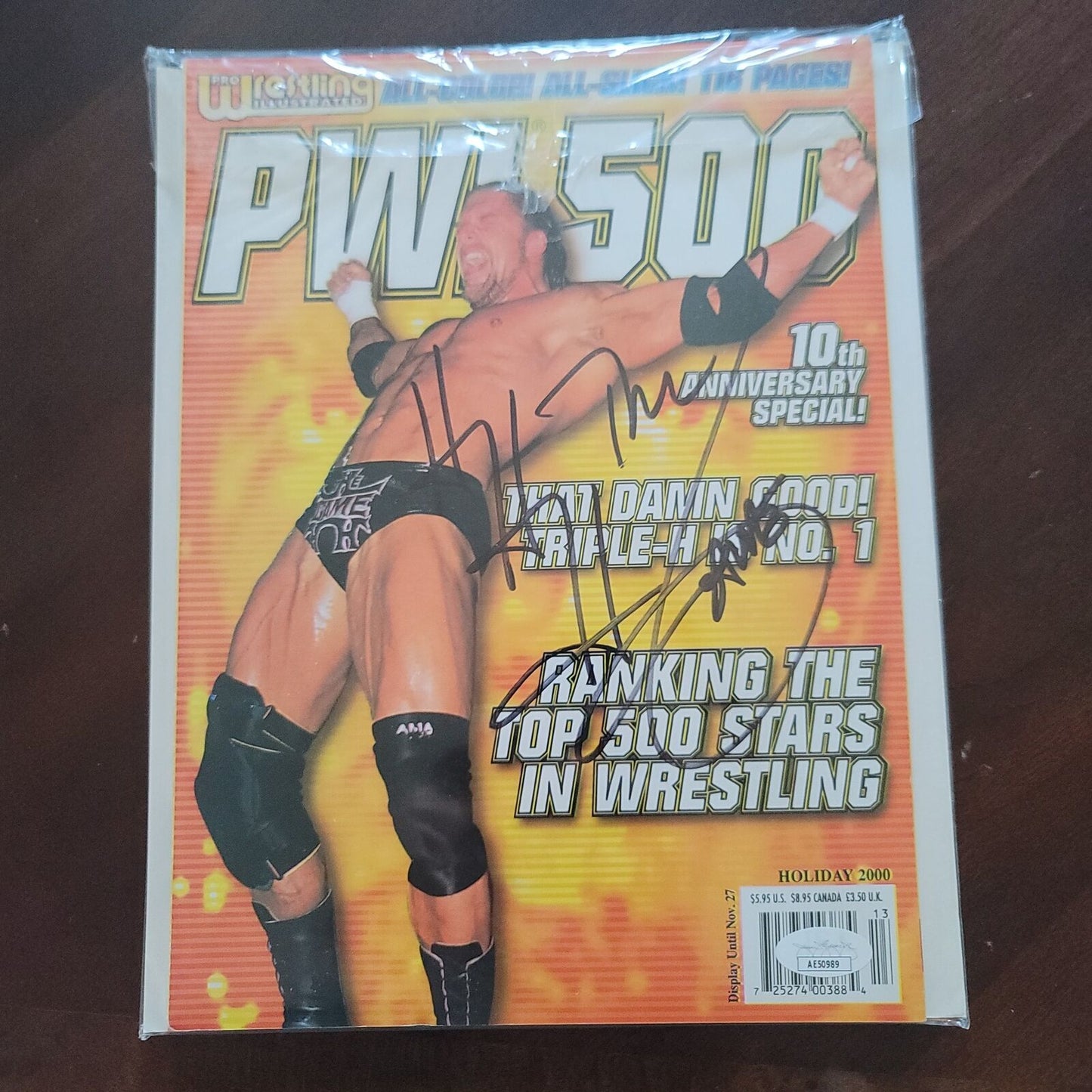 HHH (full magazine) jsa certed cover signed auto autographed