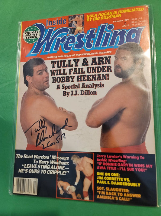 Tully Blanchard signed (full magazine) signed auto autographed NWA WCW