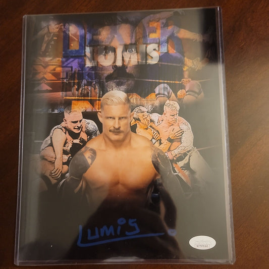 Lumis 8x10 jsa metallic photo signed auto autographed